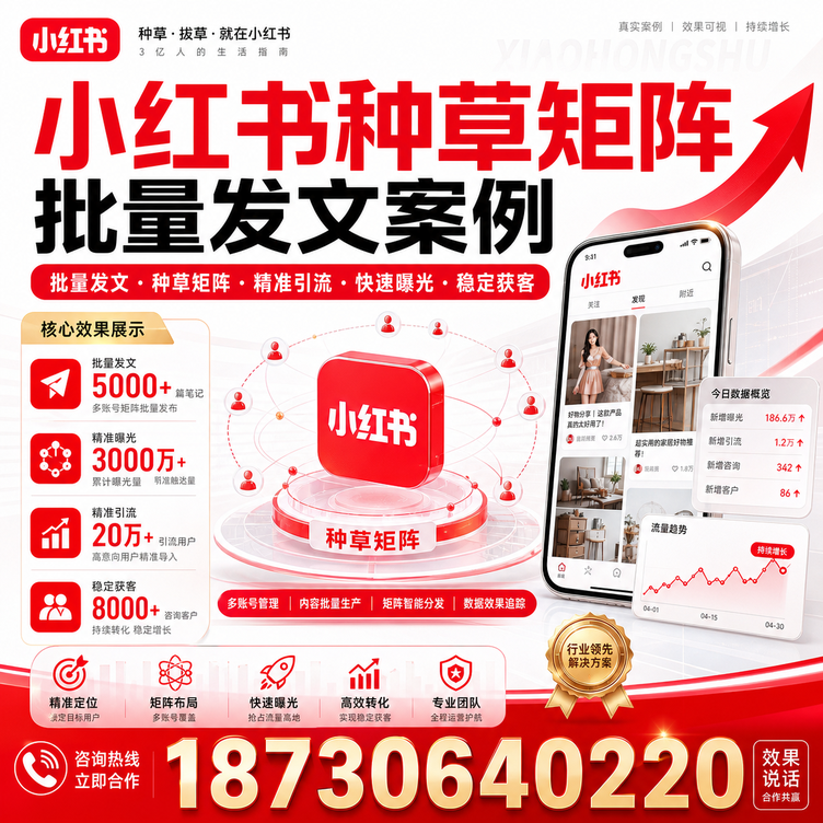新余小红书种草矩阵批量发文案例