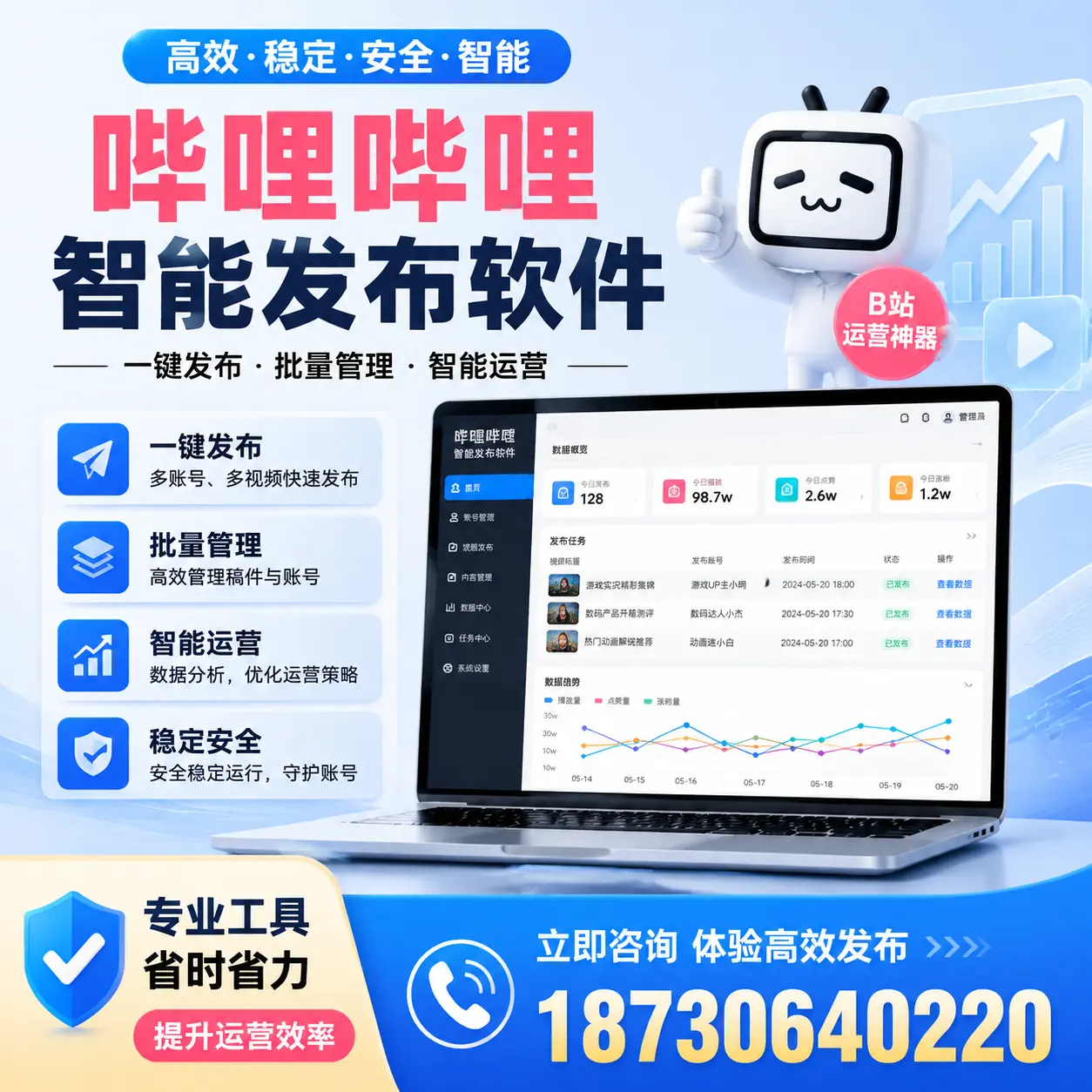 解密哔哩哔哩智能发布软件：功能与优势分析在 新余